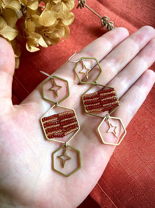 Geometric Patchwork (warm)